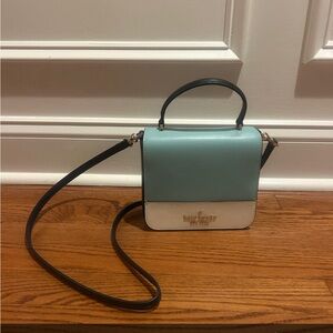 Kate Spade Blue and White Crossbody Bag